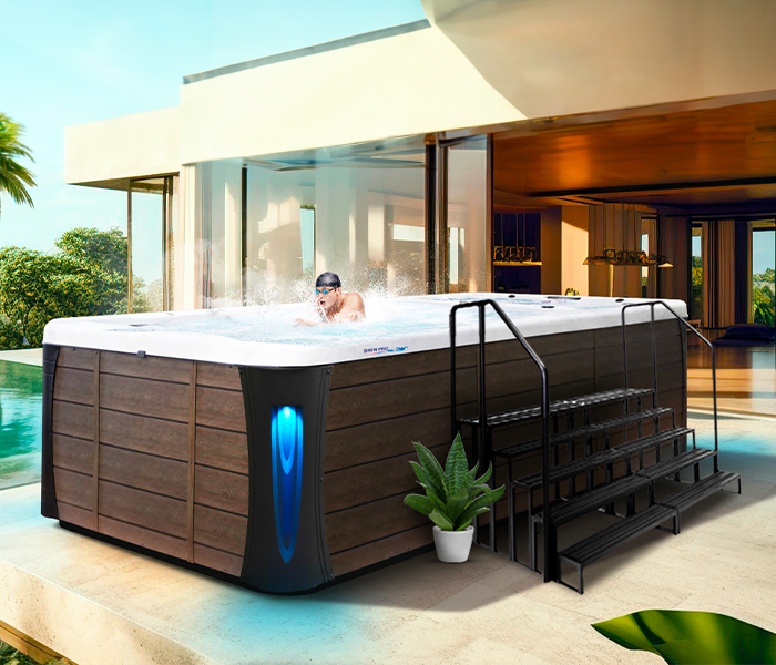Calspas hot tub being used in a family setting - Renton